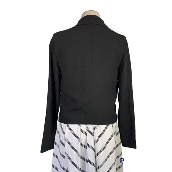 Romeo & Juliet Open Front Split-Cuff Blazer, Black Polyester - Size Medium NWOT - Picture 7 of 8